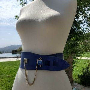 Alexander McQueen Leather Belt Chain SMALL